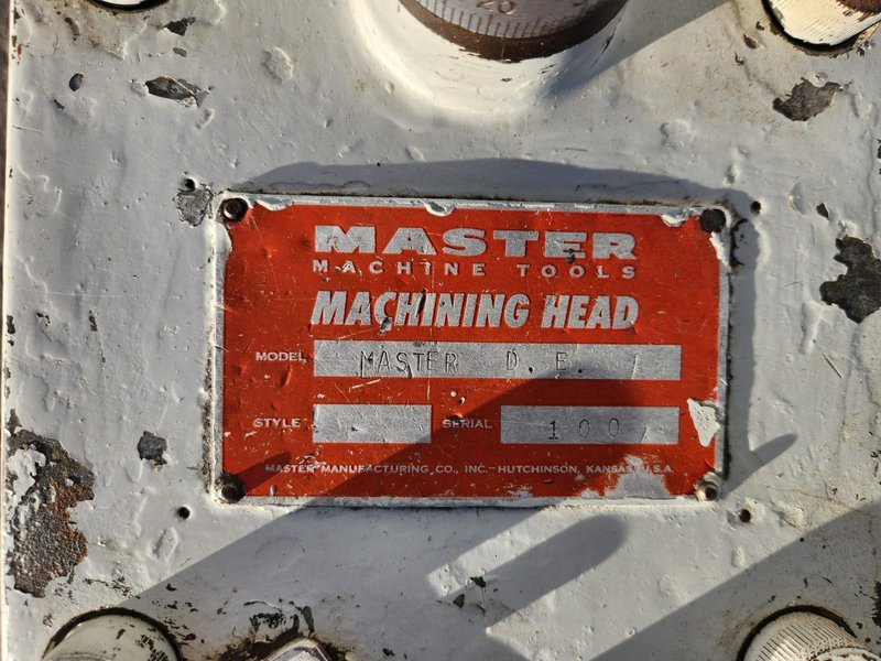 5 HP MASTER MACHINE TOOLS PORTABLE BORING &amp; MACHINING HEAD: STOCK #20852