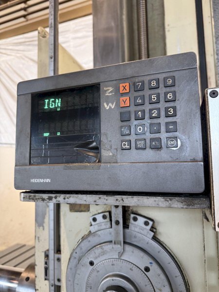 4" DEVLIEG 4K-96 HORIZONTAL BORING MILL. STOCK # 0113826