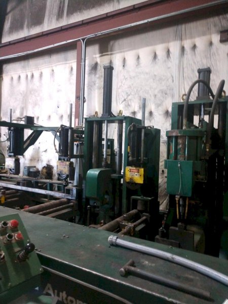 2003 CONTROLLED AUTOMATION MODEL #BFC-530 BEAM PUNCH LINE WITH PEDDINGHAUS SAW