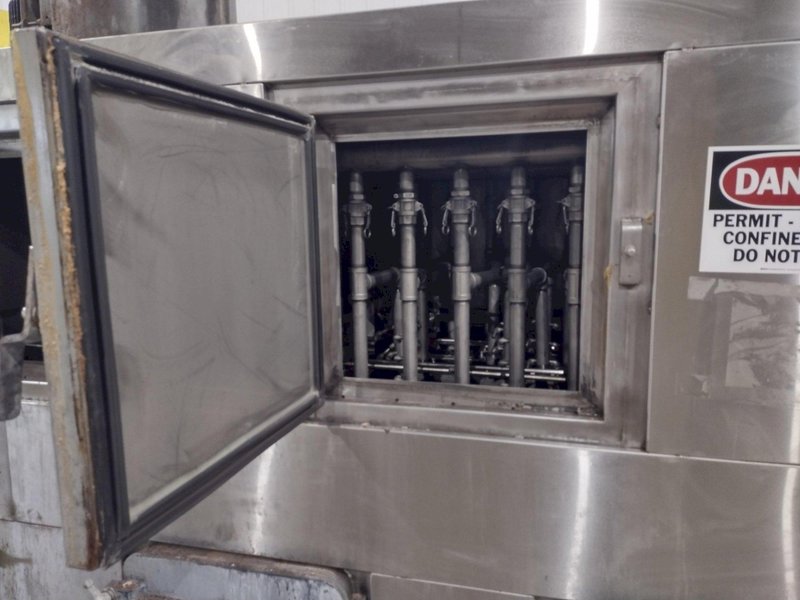 24" WIDE FPI SYSTEMS MODEL #CBW-24 STAINLESS STEEL CONVEYOR TYPER PASS-THROUGH PARTS WASHER: YOBRO #25173