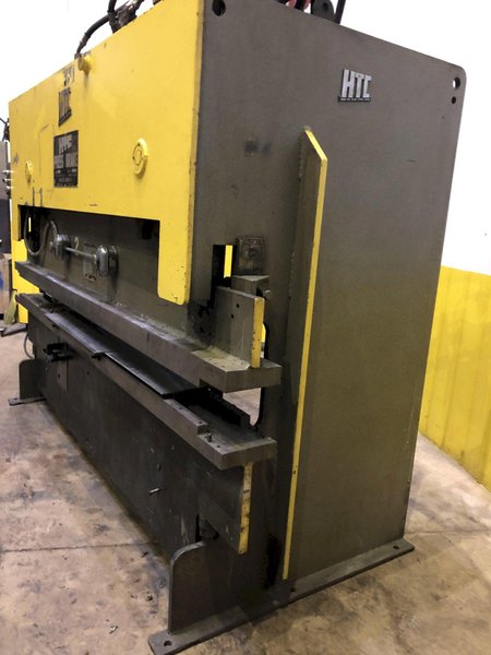 30 TON X 10' HTC MODEL #830GS HYDRAULIC PRESS FLANGED BED PUNCH BRAKE: STOCK 16953