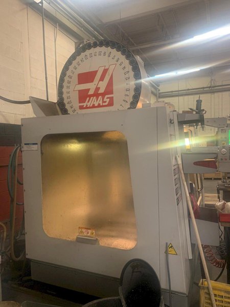 Haas VF-4B APC VMC, 2008 – Pallet Changer, TSC, Chip Auger