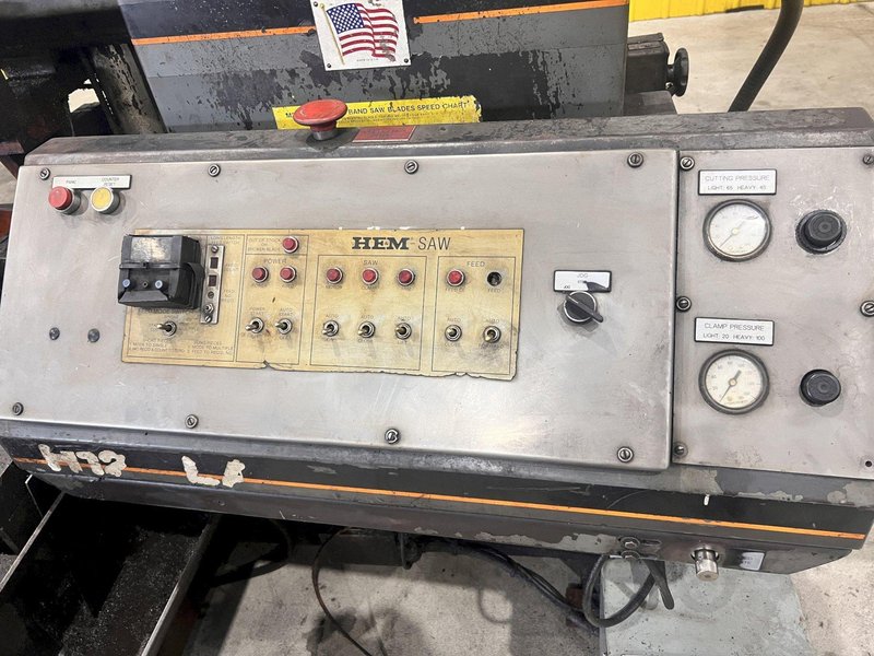 16" X 20" HEM MODEL #H120LA FULLY AUTOMATIC HORIZONTAL BANDSAW, WITH NESTING: STOCK #21753