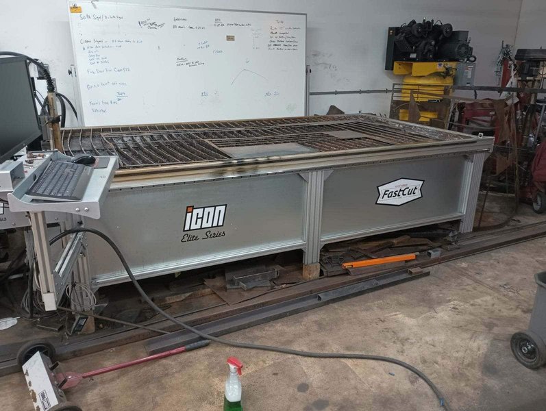 5×10 Fast Cut Icon Elite Plasma Table with Water Bed and Hypotherm Power Max85, 2020