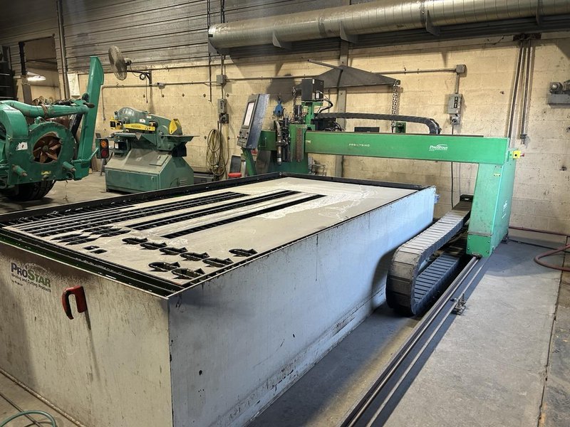 6′ x 10′ ProStar PR5-175-HD Plasma Table, 2014 – Hypertherm HPR 400, Water Table