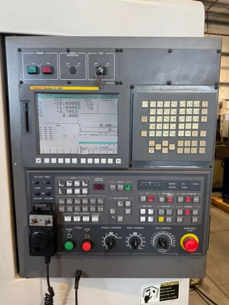 SAMSUNG MCV50 CNC Vertical Machining Center 4 Axis 2011’ #8171
