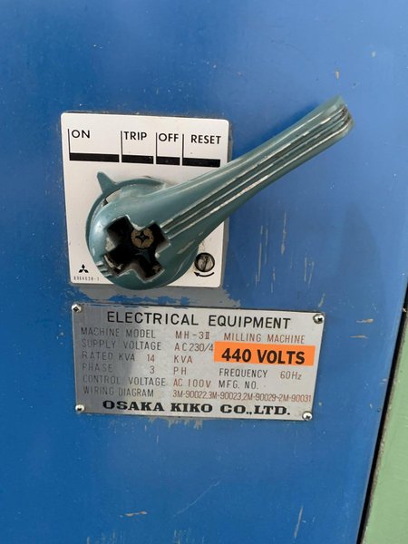 OKK MODEL MH-3PII HORIZONTAL MILL. STOCK # 0788424.
