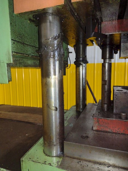 125 TON RODGERS MODEL MD125-2629A-WE 4-POST HYDRAULIC PRESS 18" STROKE: STOCK #11411