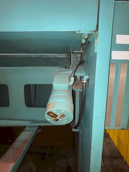 12' X 3/8" ALLSTEEL MODEL #3/8-12 HYDRAULIC POWER SHEAR WITH BACK GAUGE: YOBRO #24250