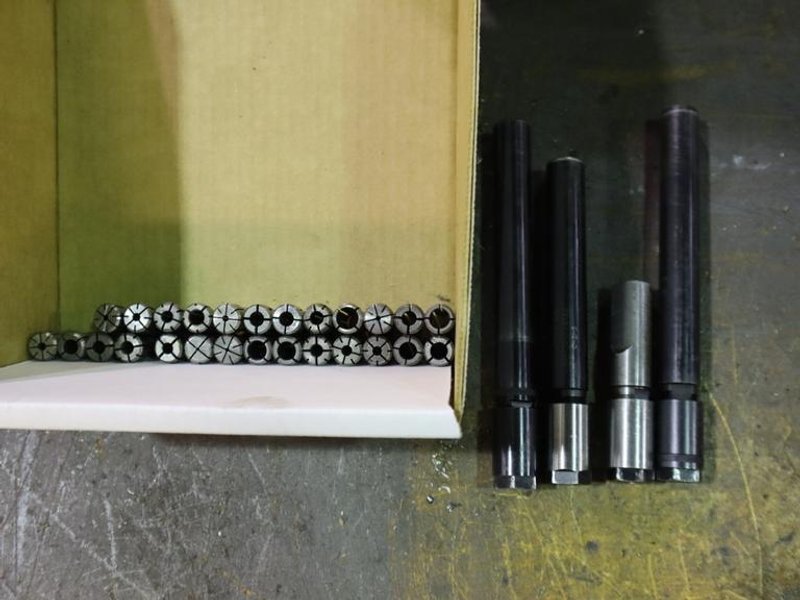 DA-20 Collet Holders with DA-20 Collets, 3/4" Diameter Shank- Auction Item