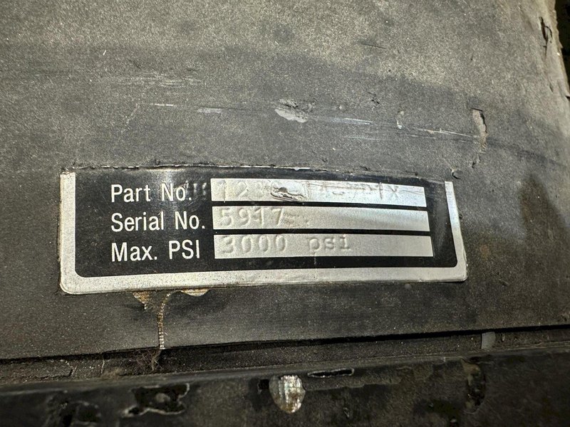 3000 TON NATIONAL (CROSBY GROUP) 4-POST HYDRAULIC PRESS / WIRE ROPE SWAGING MACHINE: STOCK #19450