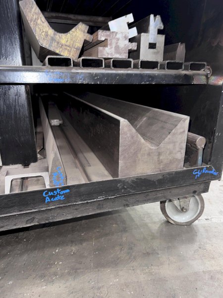 LOT OF WILA PRESS BRAKE DIES WITH CABINET: STOCK #80766