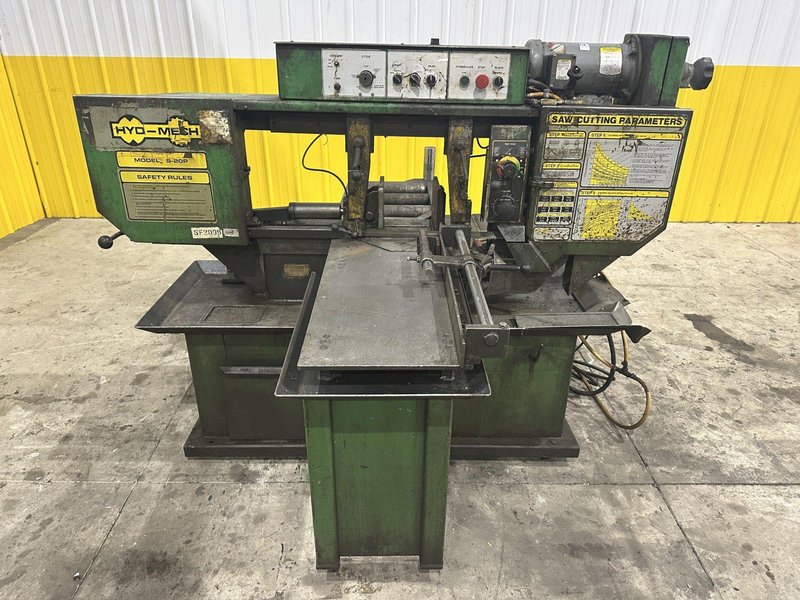 13" X 18" HYD-MECH MODEL #S-20P SWIVEL MITRE HORIZONTAL BANDSAW: STOCK #22384