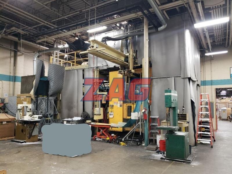 Graham Accumulator Head Blow Molder, Single Head, 40lb, Used Model 40SP4884