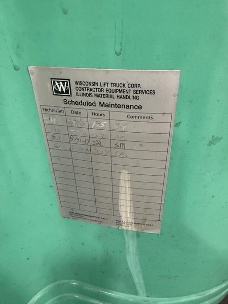 6,000 LBS MITSUBISHI PMWR30 RIDE ON ELECTRIC PALLET JACK: YOBRO #24340