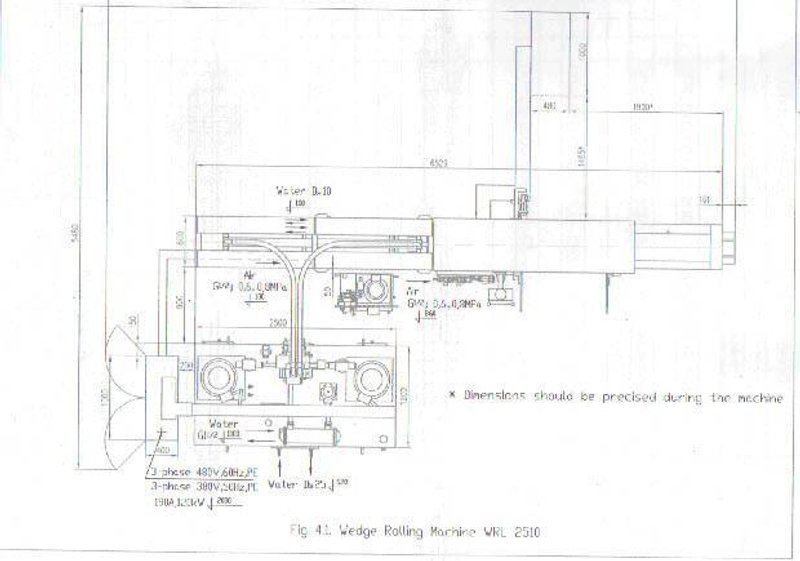 13-1/2&#039; AMT CROSS-WEDGE FORGE ROLL MACHINE: STOCK #65958