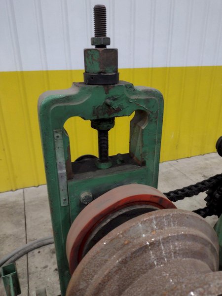 16 STAND X 4&quot; x 36&quot; WIDE R-PANEL ASC ROLLFORMER LINE WITH REEL &amp; CUT OFF, BECK CONTROLS: STOCK 21176