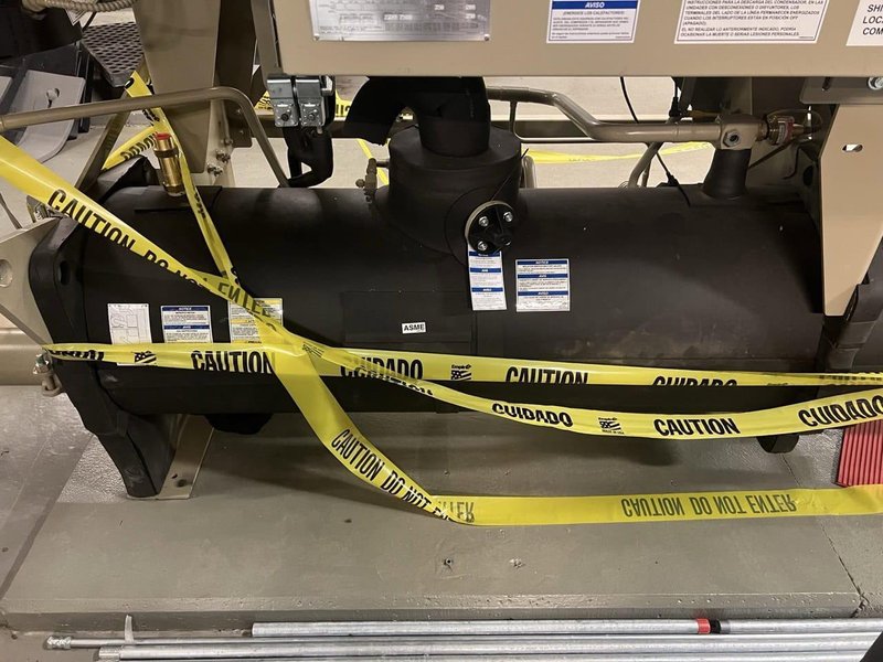 160 Ton Trane RTUD High Efficiency Rotary Indoor Chiller, 2022