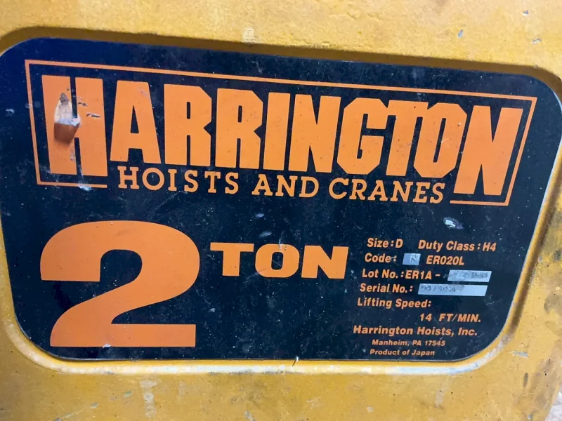 HARRINGTON 2 TONS HOIST
