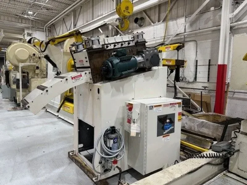 Coe Press Coil Reel And Straightener Combination 15,000 Lbs. x 18&quot; Wide