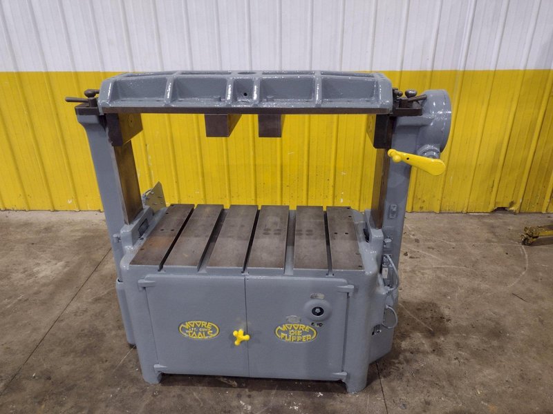 40" L X 24" W X 24" H MOORE POWERED DIE HANDLER INSPECTION FLIPPER: STOCK #22906