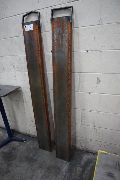 Fork Extensions 60&quot;, 6&quot; Channel Fork Width- Auction Item