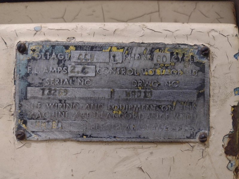 10 TON 20,000 LB RANSOME MODEL #WRD10 TANK TURNING ROLLS, 1 DRIVE &amp; 1 IDLER ROLL: YOBRO #25073