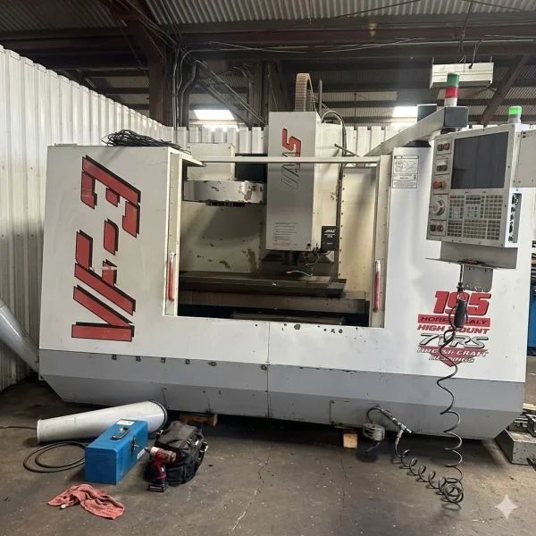 1996 Haas VF-3 40"x20"x25" Travels 15hp High Torque Brushless Servos $9,900 FOB Lakewood, CA