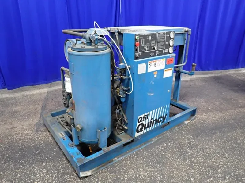 QUINCY 50 HP ROTARY SCREW AIR COMPRESSOR  -  QSI 235