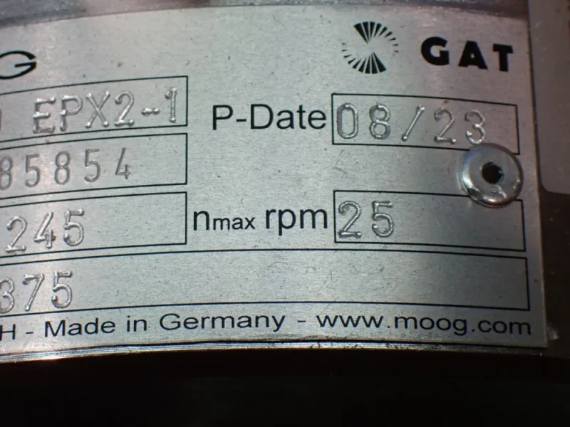 MOOG GAT M60 EPX2-1 GAT ROTARY UNION  -  120122014696