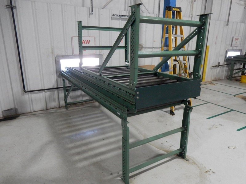 165 FT X 36&quot; WIDE ROACH ADJUSTABLE HEIGHT ROLLER CONVEYOR: STOCK #23354