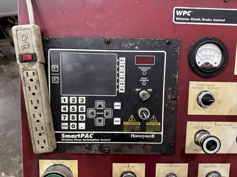 75 TON MINSTER P2-75-42 PIECE MAKER STRAIGHT SIDE HIGH SPEED PRESS. STOCK # 0882925