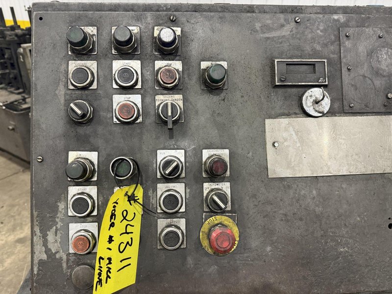 9 STAND x 2" YODER M2 ROLLFORMER, 6 STAND &amp; 3 STAND BASE: YOBRO #24311