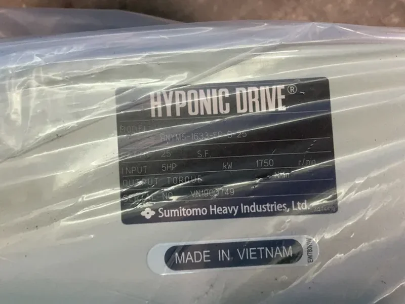 SUMITOMO HEAVY INDUSTRIES, INC. 5 HP GEAR DRIVE   -  RNYM5-1633-B-25