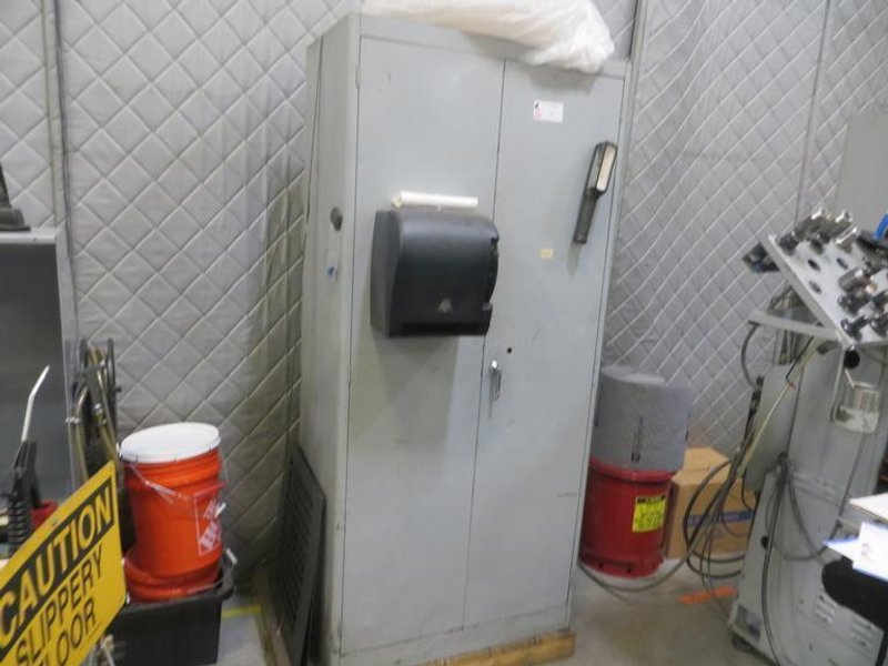 2 Door Cabinet w Contents- Auction Item