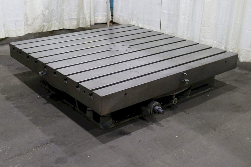 59&#039; X 59&#039; SHIBAURA T--SLOTTED ROTARY TABLE: STOCK #72371