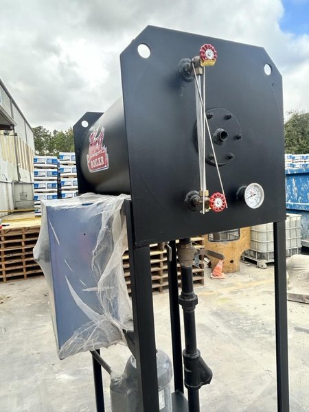Hurst 1725 lb/hr Vertical Firetube Steam Boiler (2023) – With Honeywell V4062D Actuator, Never Used