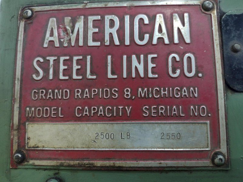 18&quot; WIDE X 2,500 LBS YODER MODEL #M2 PULL THROUGH SLITTING LINE, INCLUDES UNCOILER, SLITTER &amp; RECOILER: STOCK #22471