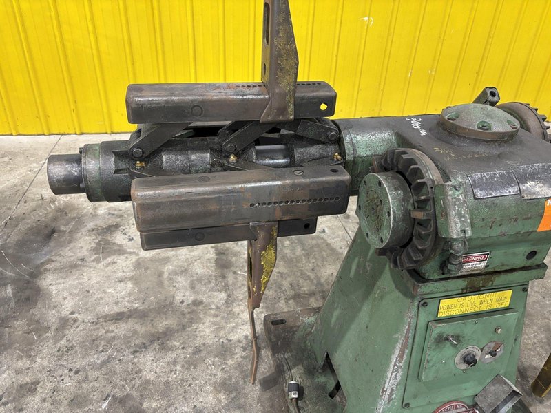2,000 LBS X 12&quot; LITTELL MODEL #20-12 DOUBLE END PULL OFF UNCOILER COIL REEL: STOCK #23715
