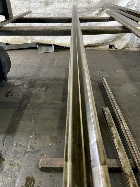 12'3" X 2" OPENING FEMALE PRESS BRAKE DIE: STOCK #80997