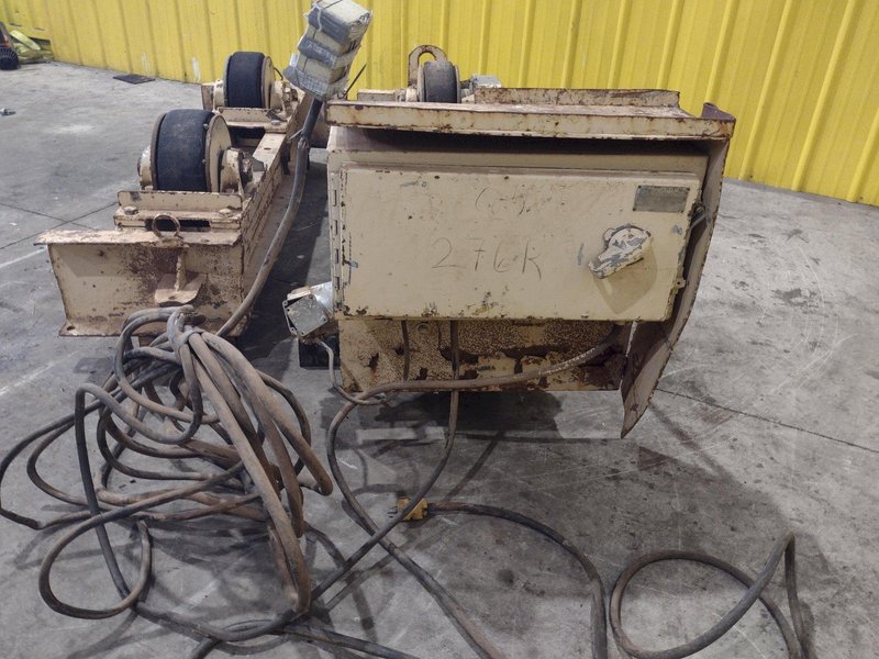 10 TON 20,000 LB RANSOME MODEL #WRD10 TANK TURNING ROLLS, 1 DRIVE &amp; 1 IDLER ROLL: YOBRO #25073