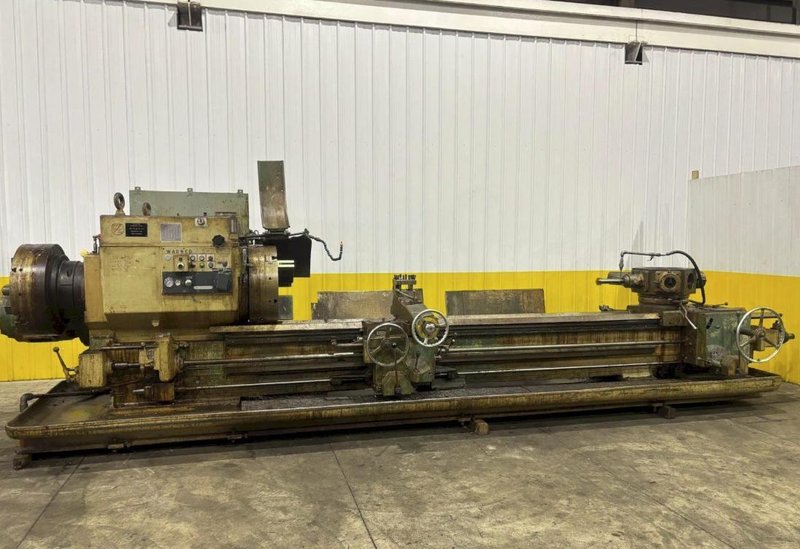 12.5" HOLLOW SPINDLE WARNER &amp; SWASEY MODEL 4A (M–3580) SQUARE HEAD TURRET LATHE. STOCK # 1107725