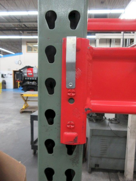 Tear Drop Pallet Racking, (2) Sections- Auction Item