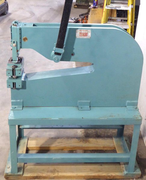 8 Ton Whitney-Jensen Lever Press/Punch , No. 34, 24&quot; Throat