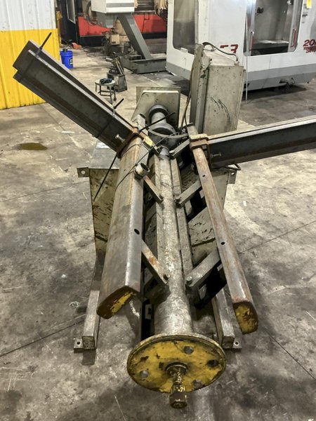 7,000 LBS X 48" DALLAS SINGLE END MOTORIZED UNCOILER COIL REEL: YOBRO #26129