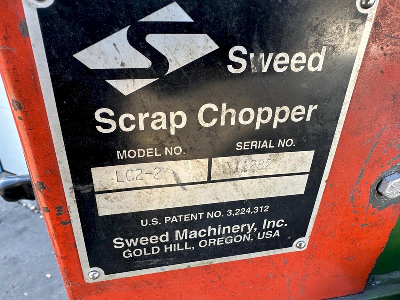 SWEED MODEL LG2-2 SCRAP CHOPPER: STOCK #77275