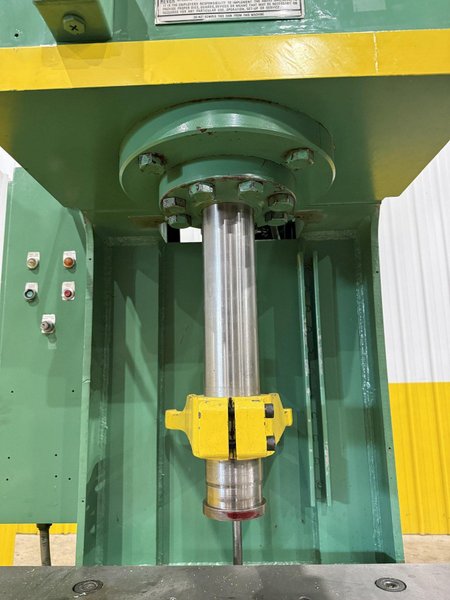20 TON DENISON MODEL #FH20 HYDRAULIC GAP FRAME PRESS 12&quot; STROKE: YOBRO #24080