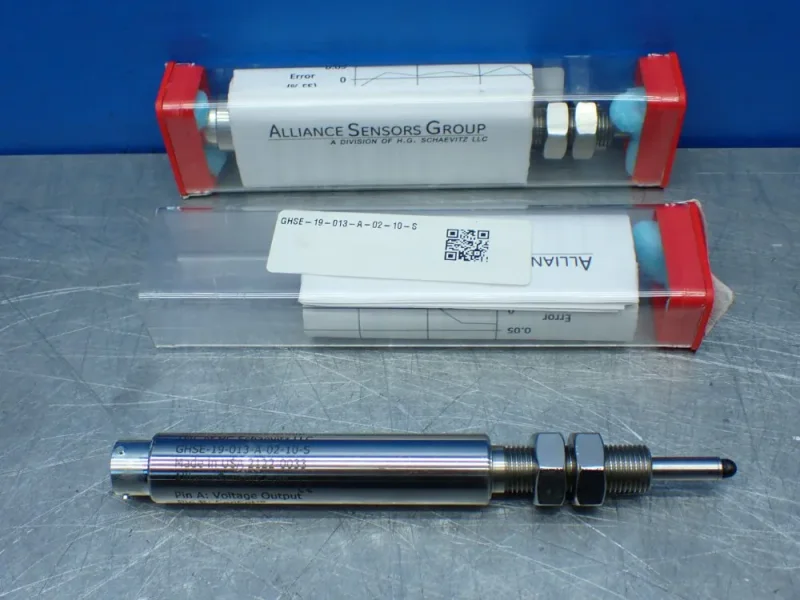 ALLIANCE SENSORS GROUP 2 LINEAR VARIABLE INDUCTIVE TRANSDUCER POSITION SENSORS  -  GHSE-19-013-A-02-10-S