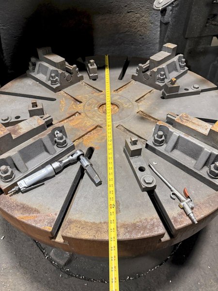 KING VERTICAL TURRET LATHE. STOCK # 0546426