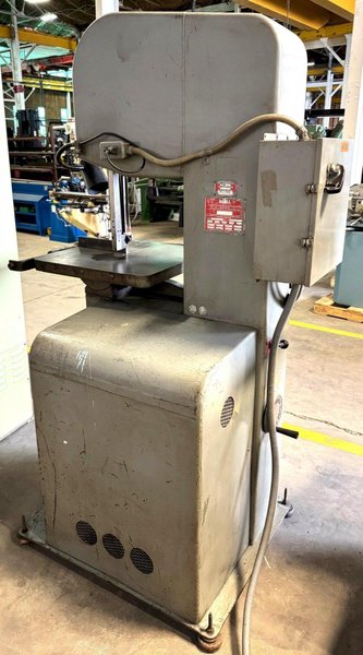 16" Doall Vertical Band Saw 1612-0, 12" Under Guide, 50-5200 FPM, 24" x 24" Tbl.